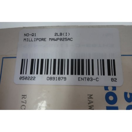 Millipore Box of 50 Aerosol Monitor Filter, Regulator and Lubricator MAWP025AC